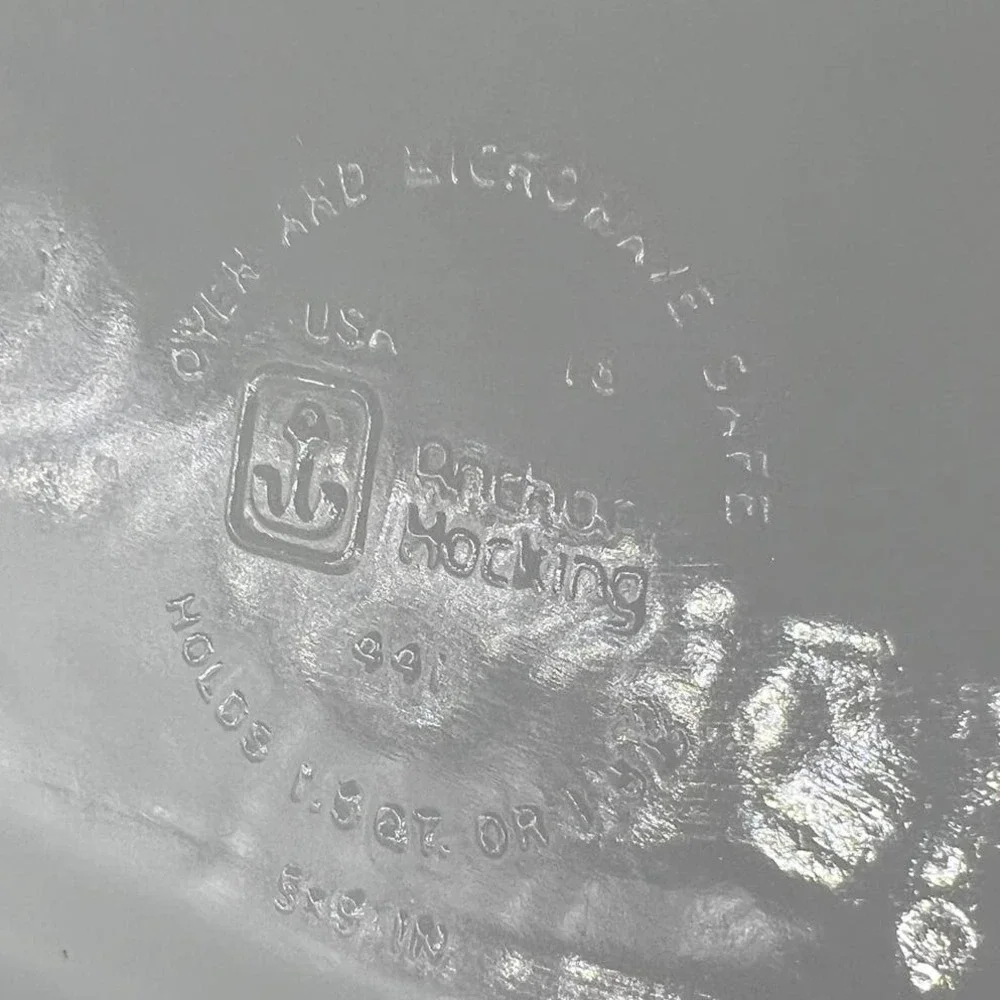 Vintage‎ Anchor Hocking Golden Harvest 441 Rectangle Casserole Dish 5x9 Inch